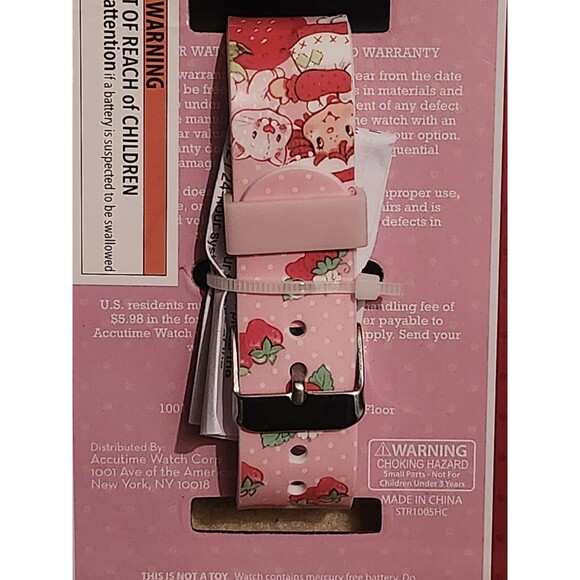 Strawberry Shortcake Round LED Watch Brand New Retro - Picture 5 of 5